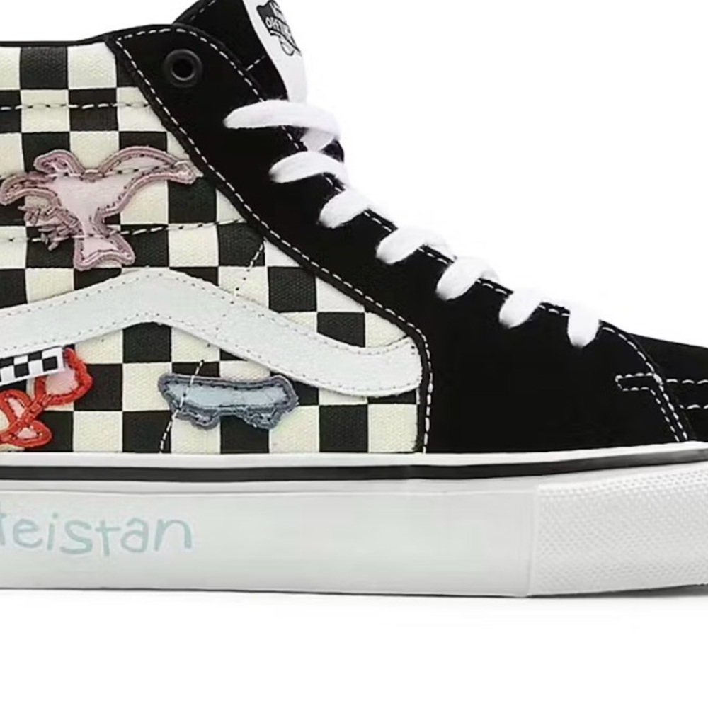 Vans Kids Shoes Black and White Checkered
